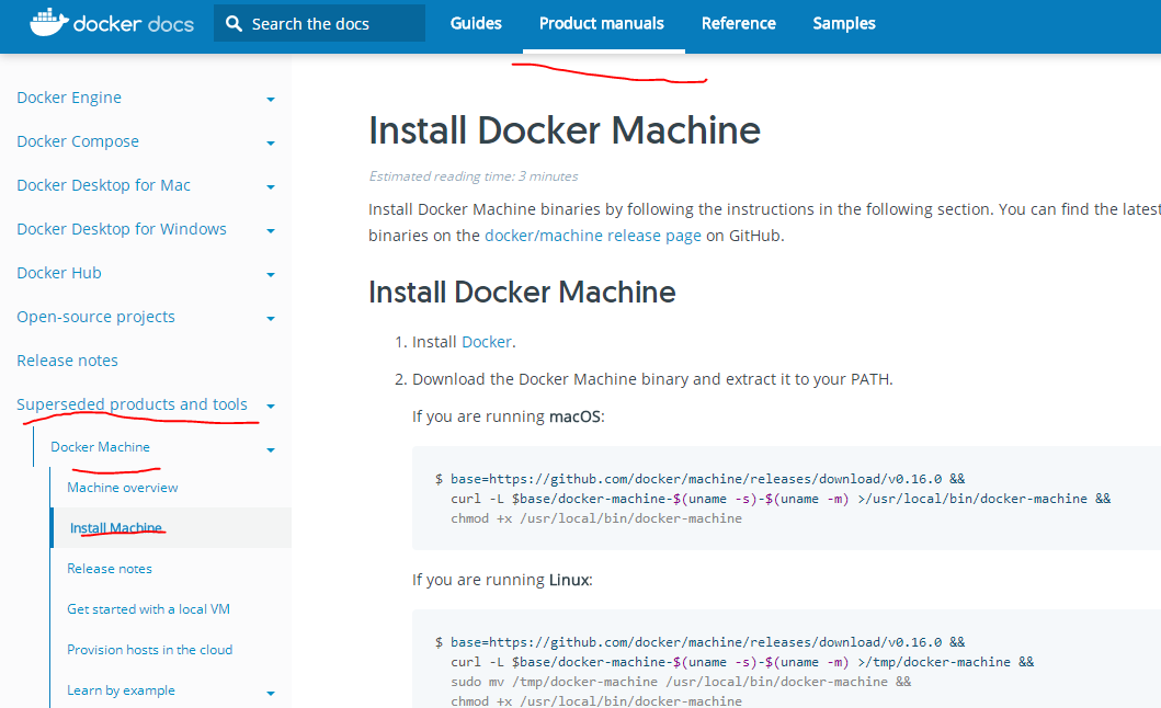 docker-machine